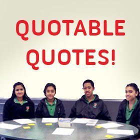 Quotable Quotes from students