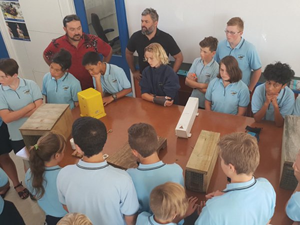 Students in the Te Waka STEM Innovation Hub